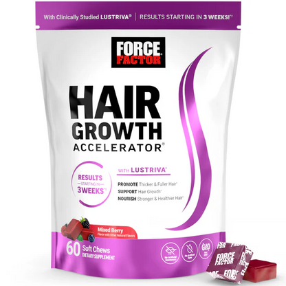 Force Factor Hair Growth Accelerator Soft Chews